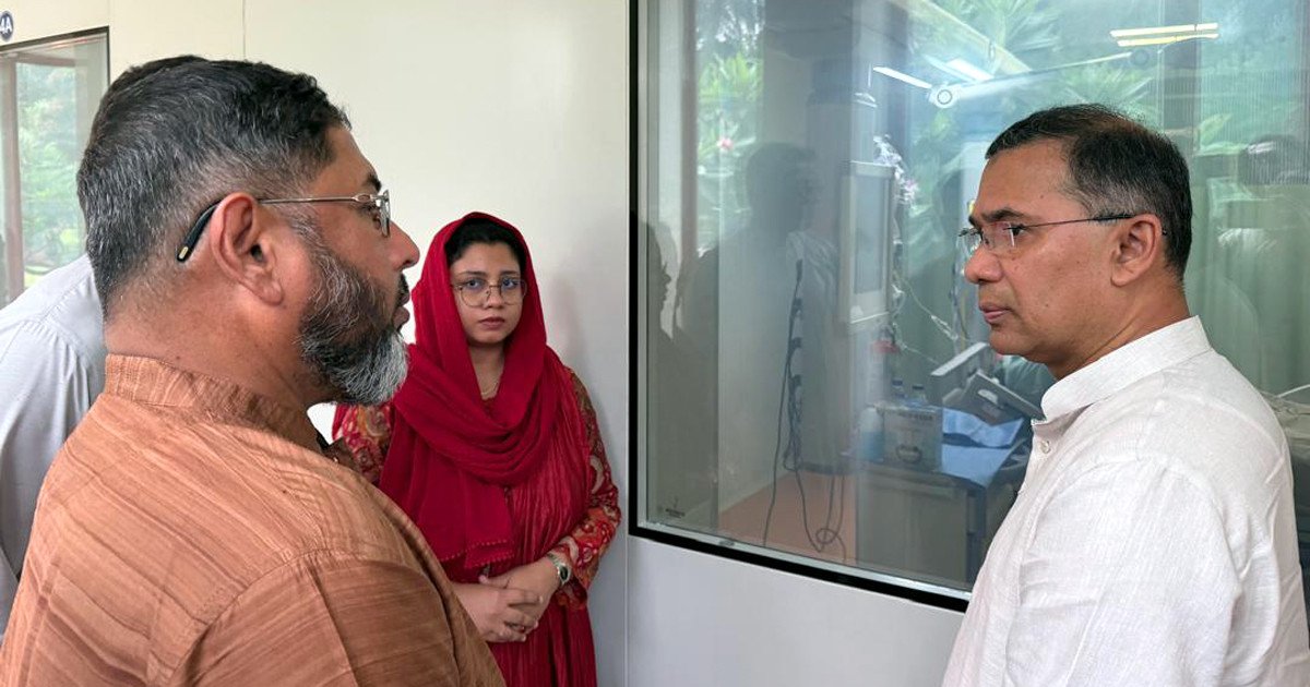Prime Minister Visits Injured Army Officer at CMH